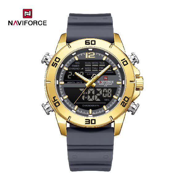 ساعت مچی عقربه و دیجیتال نیوی فورس NAVIFORCE مدل Nf9253T بند رابر