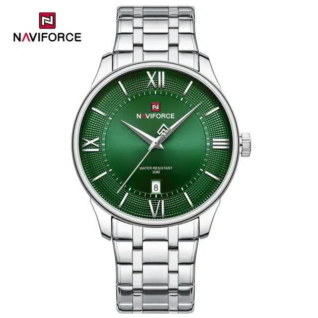 ساعت مچی نيوی فورس مردانه NAVIFORCE مدل Nf9272 صفحه سبز