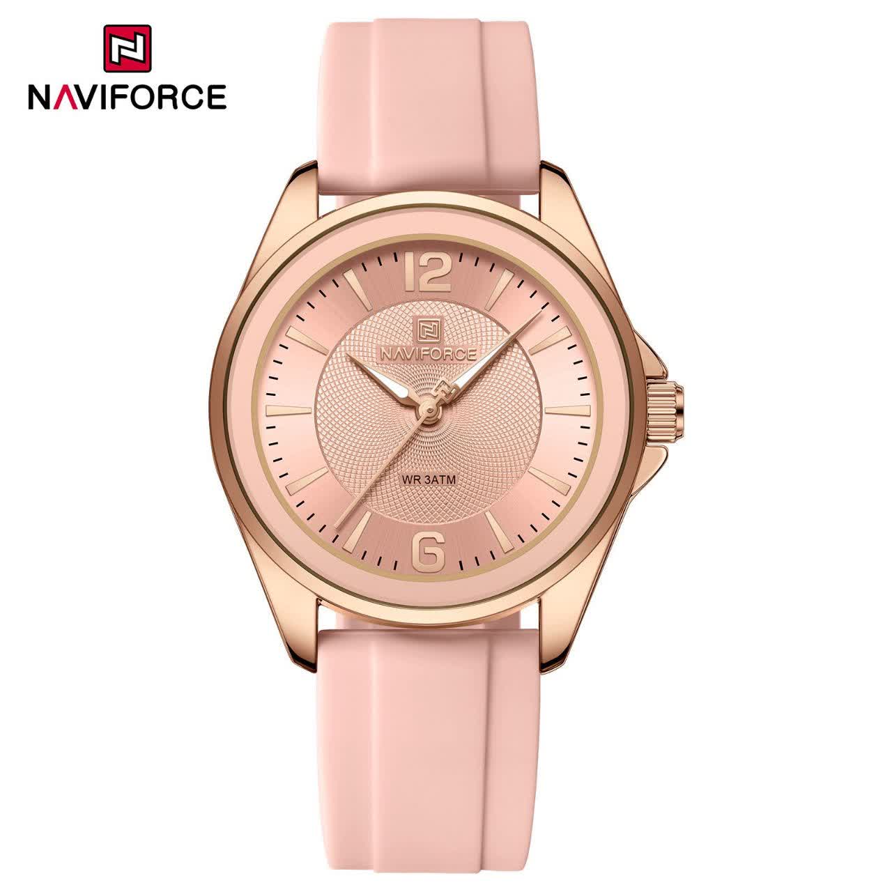 ساعت مچی عقربه ای زنانه نيوی فورس NAVIFORCE مدل Nf5068 اصلی