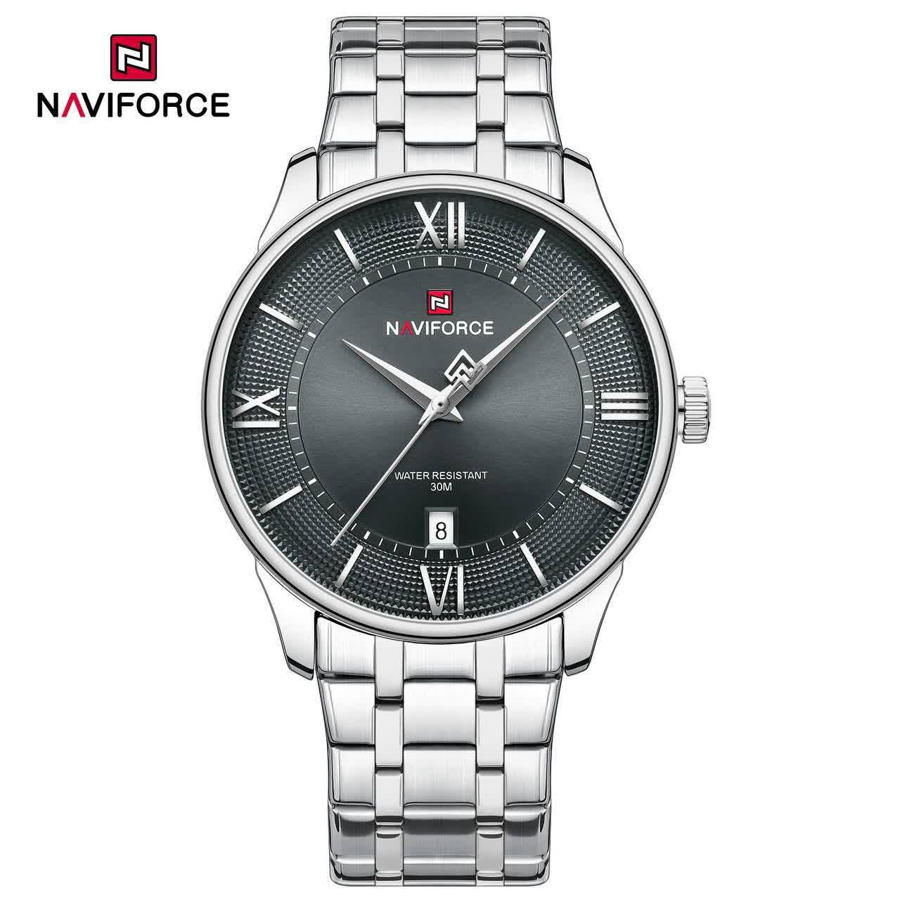 ساعت مچي عقربه اي مردانه نيوي فورس NAVIFORCE مدل Nf9272s موتور ژاپني