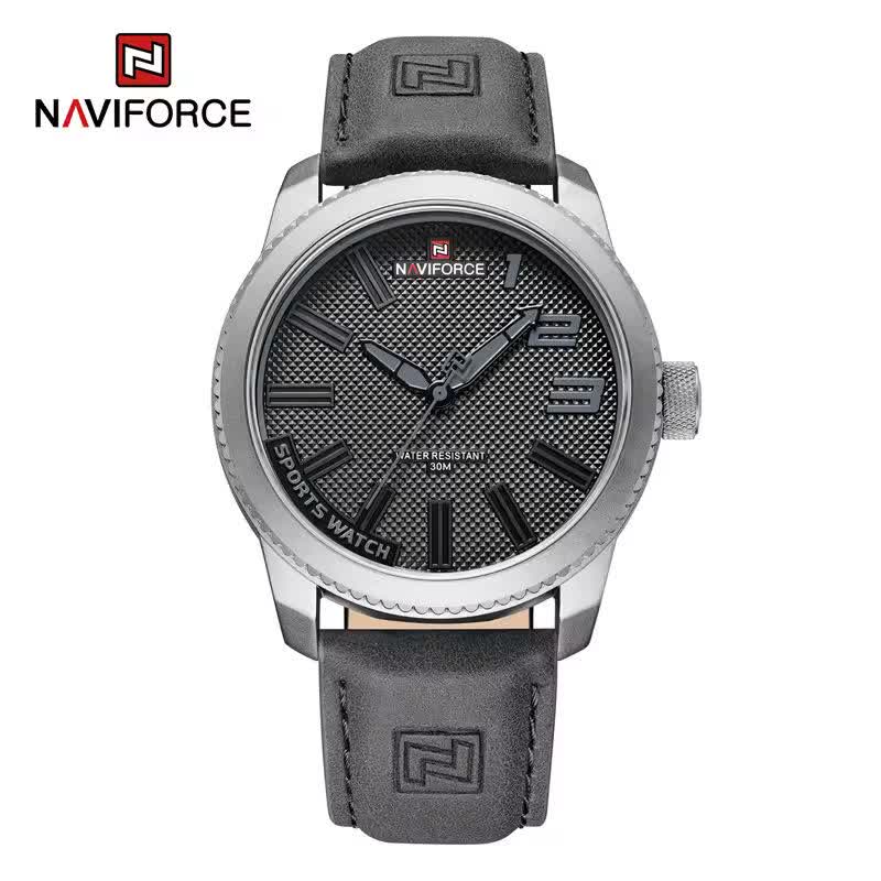 ساعت مچی مردانه نيوی فورس NAVIFORCE مدل Nf9092 ژاپنی بند مشکی